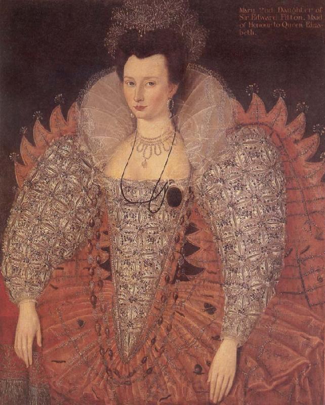 unknow artist Mary Fitton,Maid of Honour to Queen Elizabeth